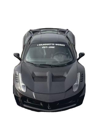 458 Ferrari Body Kit LB Style Front And Rear Bumper 2011 - 2014 Hood Spoiler For Car