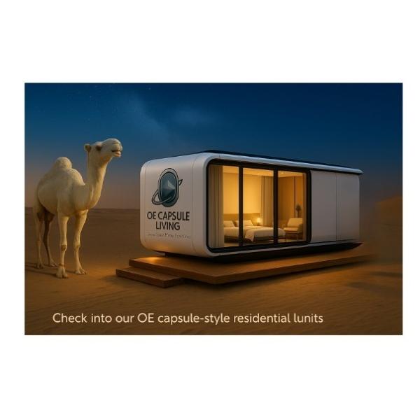 Luxury Prefabricated Modular Houses Holiday Resort Hotel Windproof Apple Cabin Capsule House