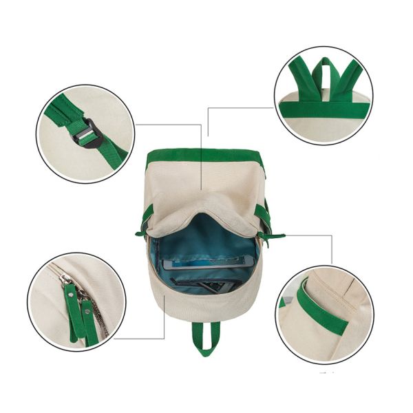 2018 high quality street tide brand fashion backpack Simple hundred lap school bags