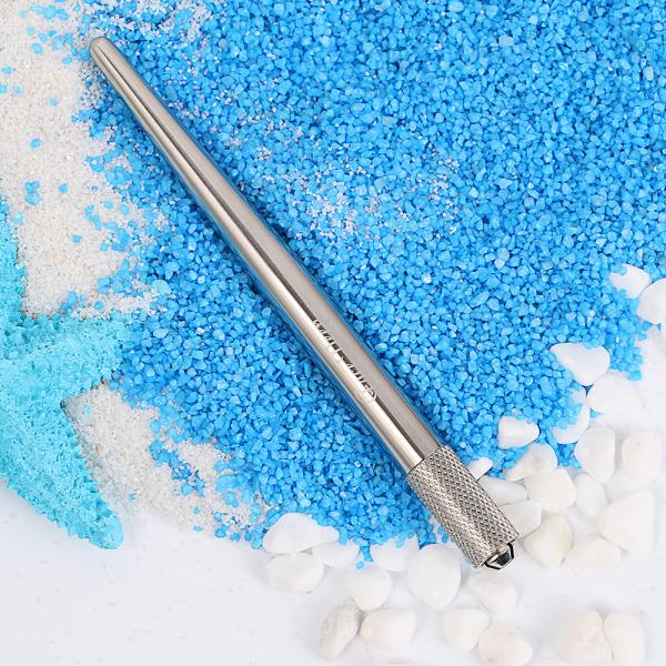 80G Face Deep Stainless Steel Microblading Pen Autoclavable For Eyebrow Tattoo
