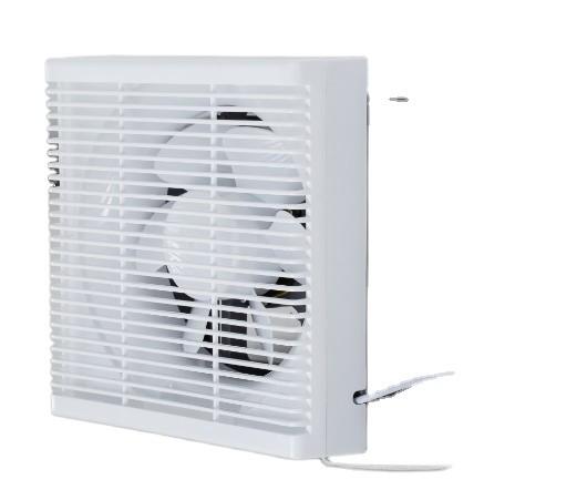 8 10 12 Inch PP Plastic Ceiling Louvered Ventilation Air Extractor Fan with Axial Flow