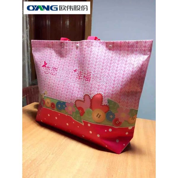 Non Woven Fabric Plastic Film Lamination Machine / Industrial Laminating Machine