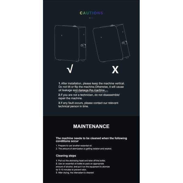 Машина Freshener воздуха комнаты ароматности электрическая Humidify увлажнитель эфирного масла HVAC