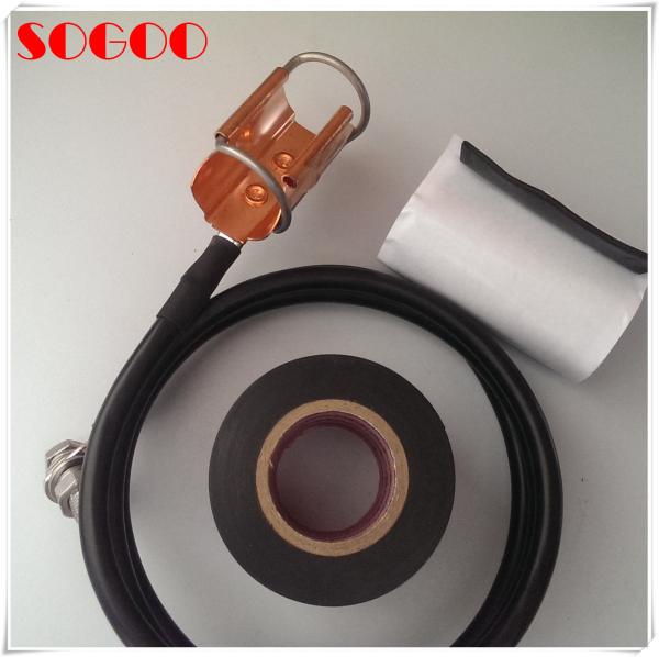 BV16 Square Copper Cable Coax Grounding Kit For 7/8 Feeder Cable