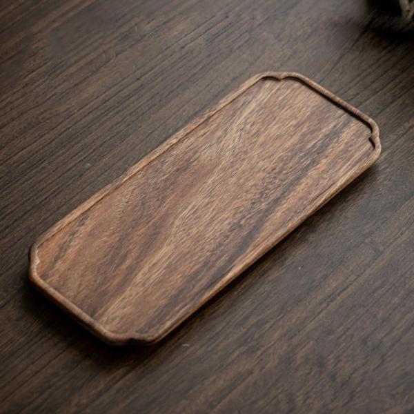 Rectangular Suar Solid Walnut Jewelry Display Tray 30*13cm with Suar Window Designs