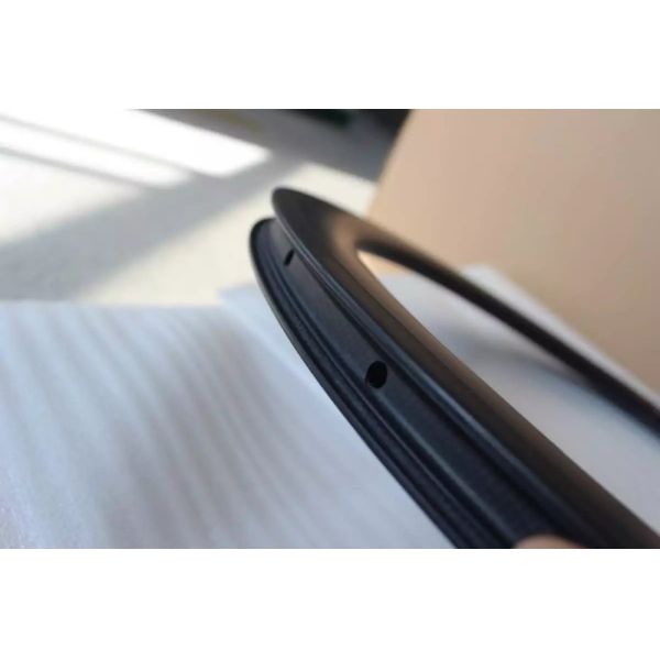 Carbon Clincher Compatible Tubuless Rims 700C 56MM 25mm Wide Road Bicycle Ruedas carbono carretera Compatible for V&Dis