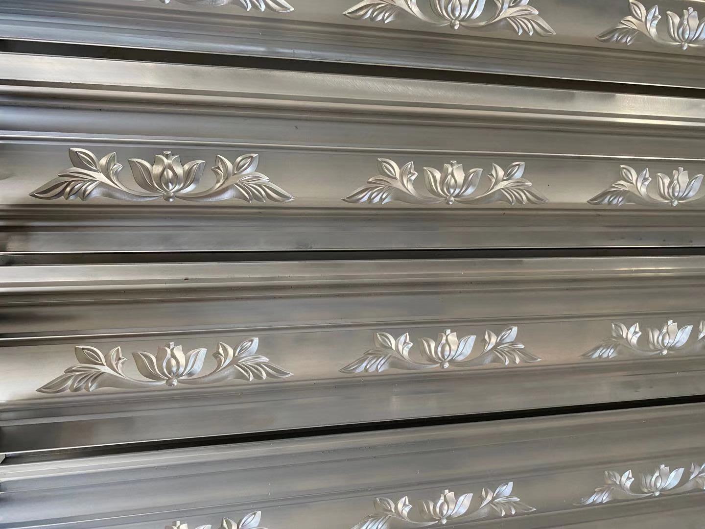 Lightweight Aluminum Alloy Gypsum Line Mould Decorative Gypsum Ceiling Molding