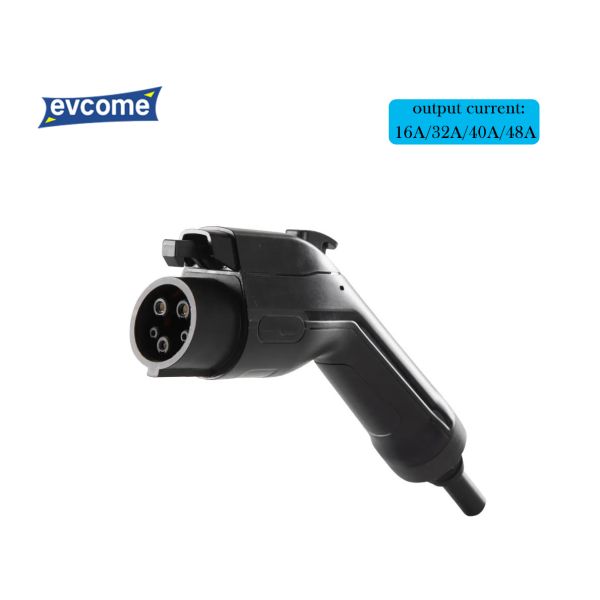 EVCOME Ev Charger Connector (220V 16A 32A 40A 48A )  Type 1  Ev Charger Plug OEM ODM CB UKCA TUV