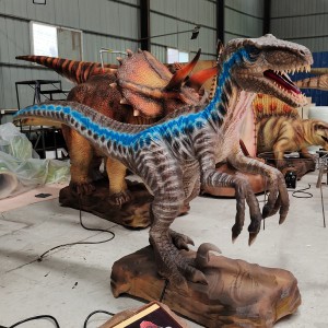 High-quality Animatronic Realistic Dinosaur 3m Velociraptor