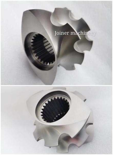 High Wear resistance Twin Screw Extruder Screw Components With Vacuum Quenching Treatment Single Flight Shovel Segments