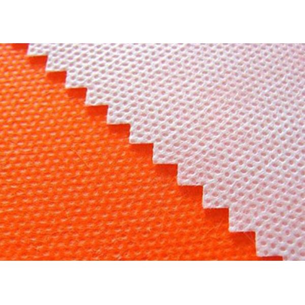 100% PP Spunbond Nonwoven Fabric , Spunbond Polypropylene Fabric With PE Film