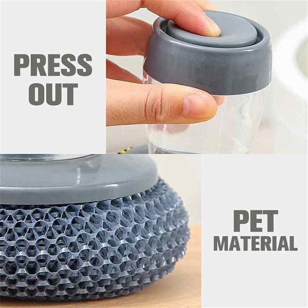 Щетка блюда ладони горячего мыла кухни надувательства распределяя с шариком ЛЮБИМЦА и провода распределителя