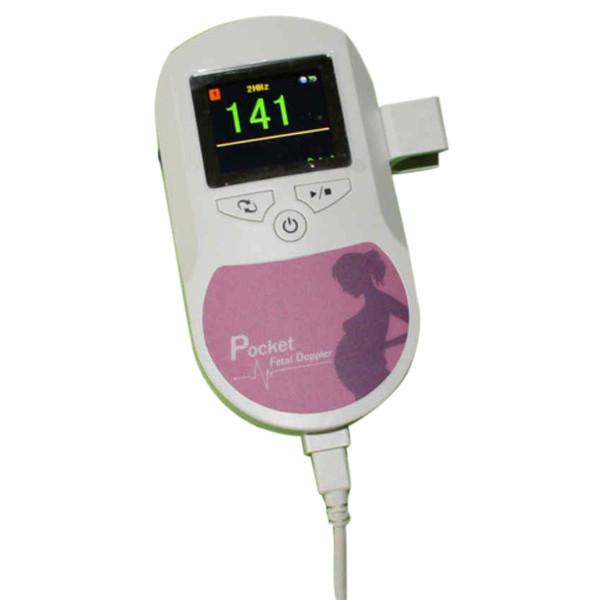 Ultrasound Equipment Pocket Fetal Doppler Built In Speaker Color Display