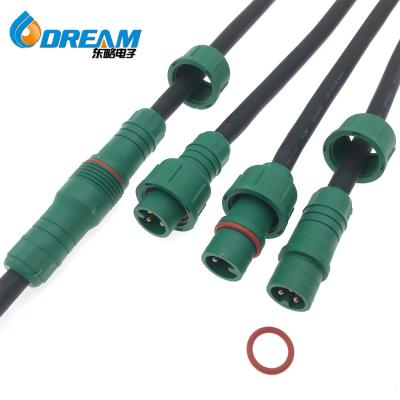 OEM Plug-in de energia de plástico IP67 impermeável conector circular impermeável