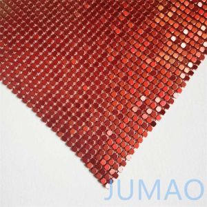Aluminium Shiny Metal Sequin Curtains Drapery For Windows 4mm