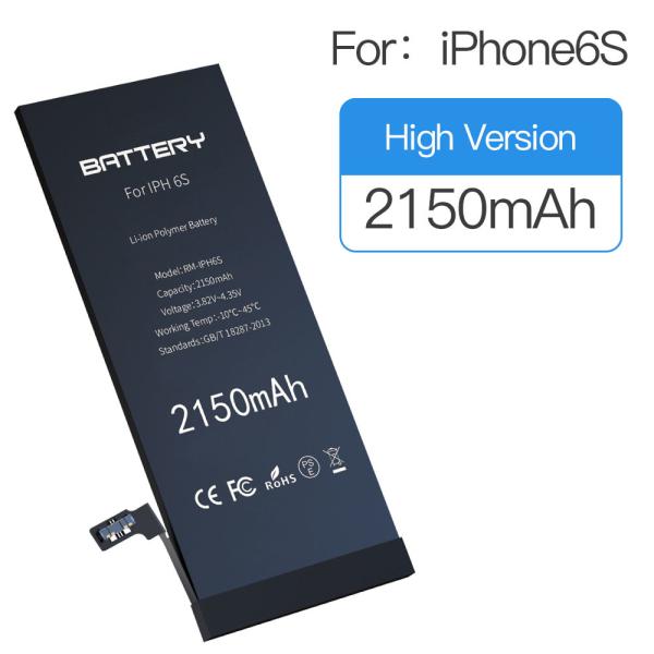 Rechargeable Apple 6s Phone Battery Higher Capacity OEM / MSDS For Iphone 6s