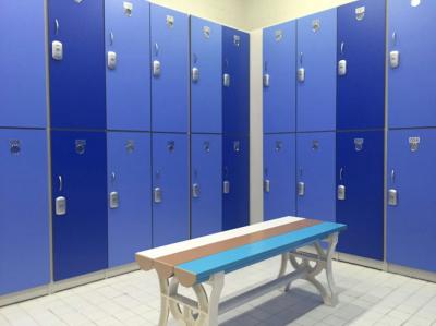 Durable / Lightweight Blue Office Storage Lockers H2000 × W933 × D450mm