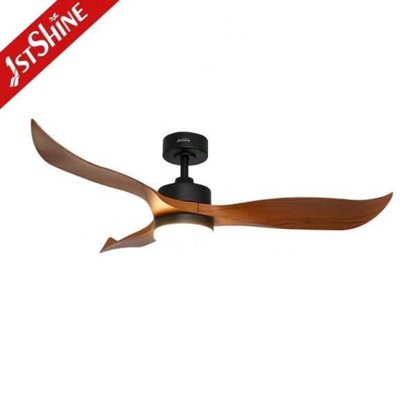 Casa Iluminação LED Decorativa 1stshine LED Ventilador de teto com 10 e 3 lâminas de plástico ABS