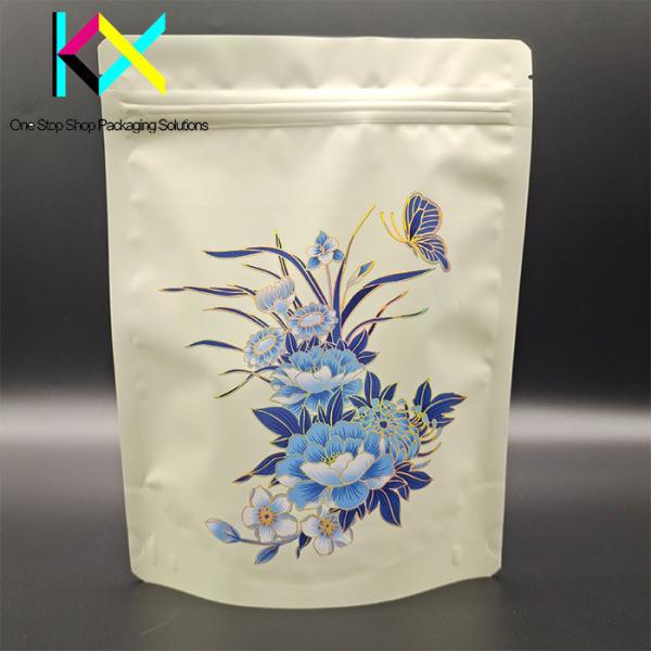 Customizable Plastic Pouch Bags Spot UV Zip Pouch Food Packaging