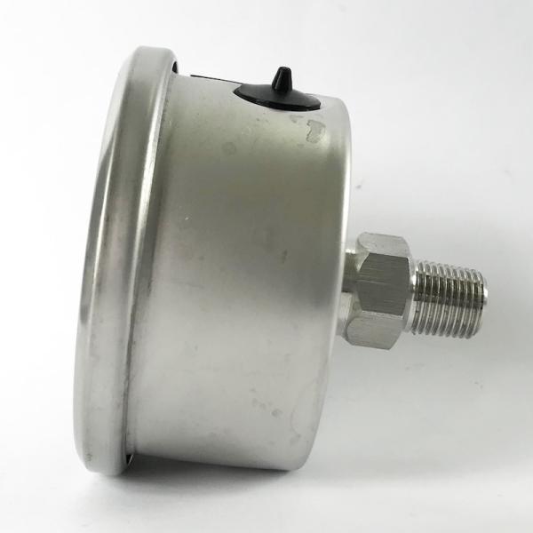 10 Bar All Stainless Steel Pressure Gauge EN 837-1 Back Mount Manometer Heating System