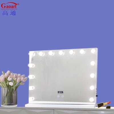 Espelho de Hollywood de LED de tamanho completo para quarto e banheiro portátil