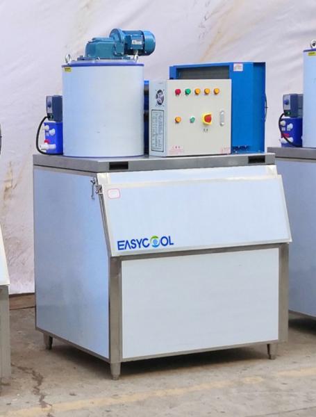 Sea Water Flake Ice Making Machine Air Cooled For Fishing R404A Refrigerant