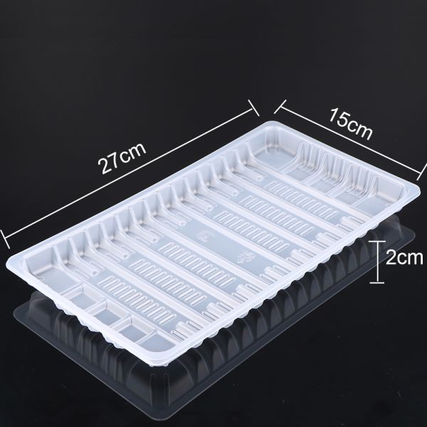 Virgin Food Grade PP 27*15*2cm Plastic Meat Packaging