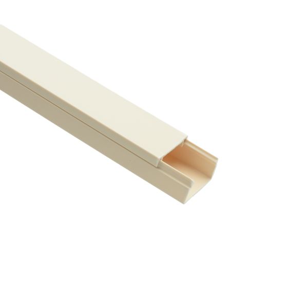 Perfiles de canales de extrusión de plástico de PVC personalizados Blanco