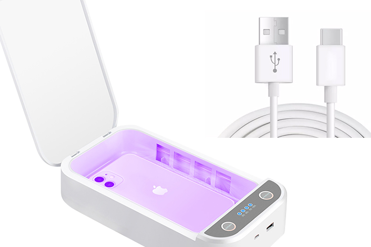 Smartphone DC 5V Uv Light Sterilizer Box Large Inner Cavity For Watch Ring Glasses