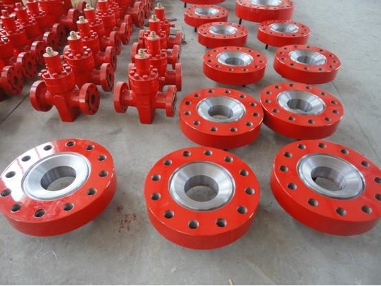 API SPEC Petroleum Equipment /wellhead/Dual Studded Flanges/elbow/Space Flange/clamp/HUB OVER/Studs