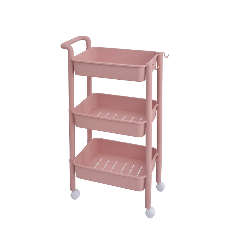 Kitchen Storage Rack Vegetable and Fruit Organizer Hand Trailer Storage Rack Bathroom Clutter Shelf