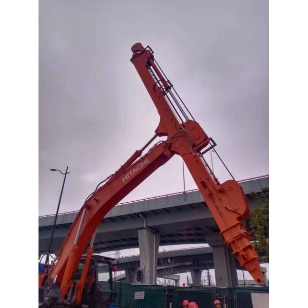 Braço telescópico do Dipper da seção de KOMATSU três, de alcance de Q960D crescimento e vara longos