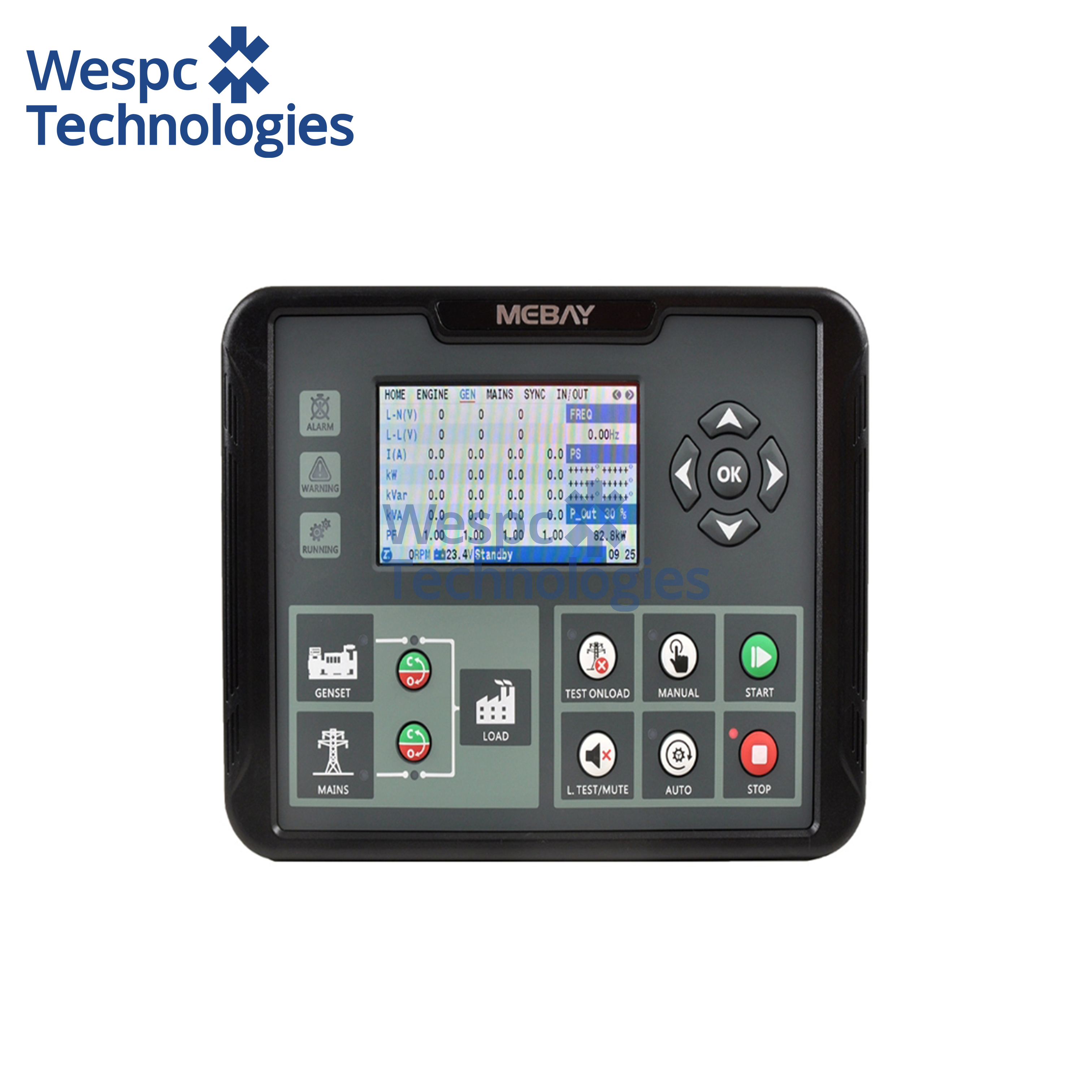 WESPC Original DC102D Parallel Controller Auto Mains Utility Failure Detection