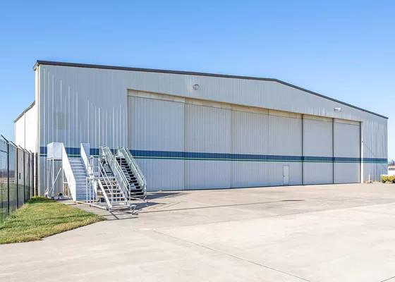 Customized Pre Engineered Aircraft Hangars Long Span Metal Structure Hangar