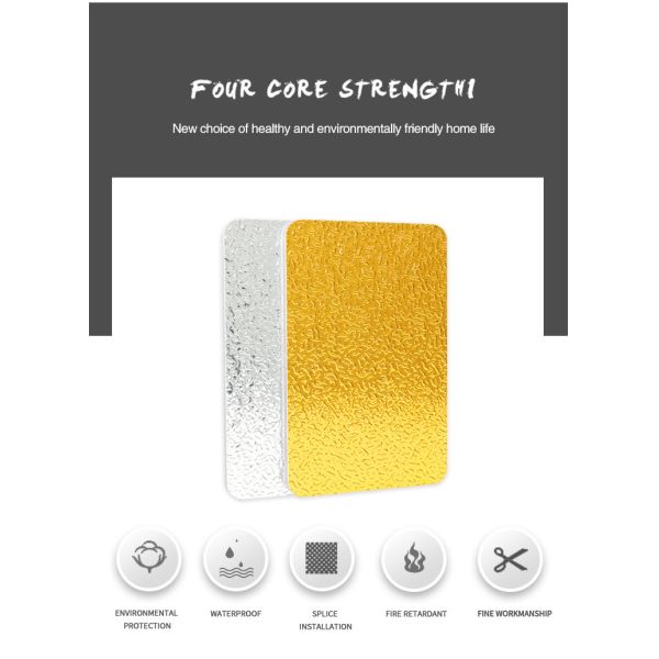 Внутренняя декоративная панель стены панели 3D пульсации воды ЛЮБИМЦА PVC