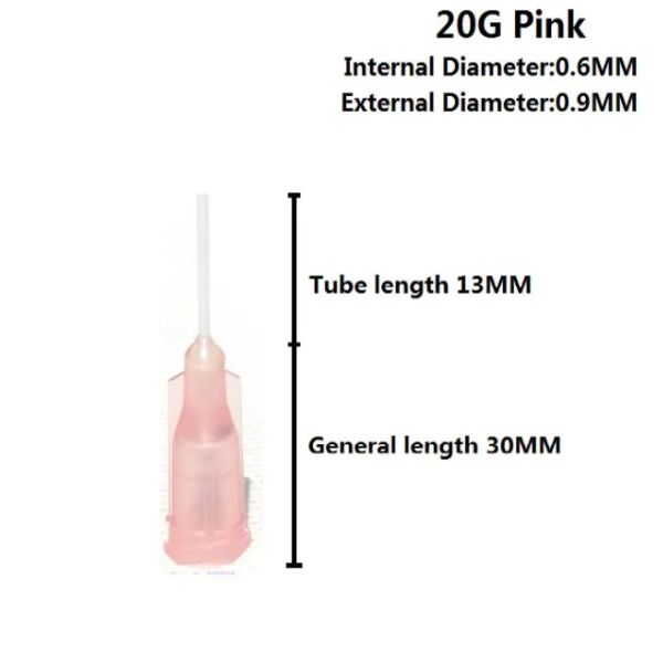 14G-25G Иглы для распределения, PP Гибкие пластиковые концы шприца