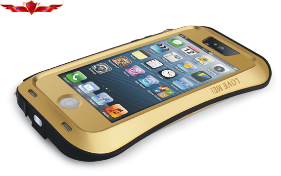 Aluminum Dirtproof/Shockproof/Waterproof With Gorilla Glass Iphone 5 5S Cases