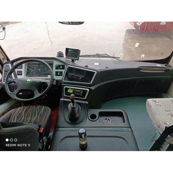 Используемые места автобуса 22 Dongfeng использовали мини двигатель 96kw автобуса EQ6660 Weichai хорошее состояние километра 2020 год низкое