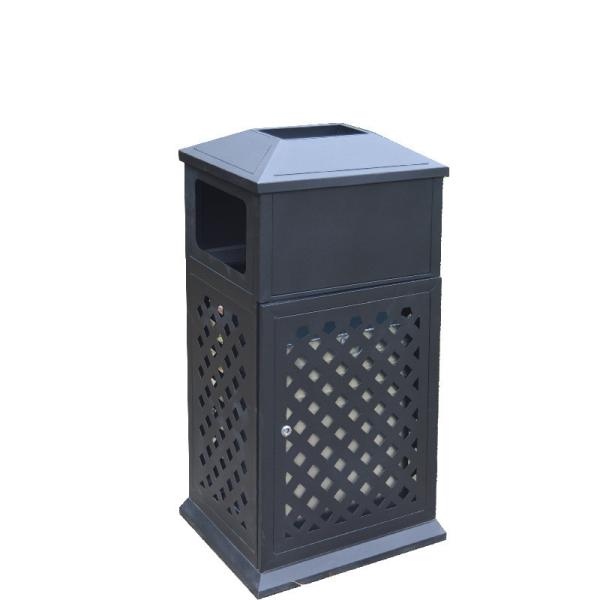 Factory Outdoor Classification Trash Can Double Plastic Wood Waste Bins Stainless Steel Storage Bucket Recycling Box Dustbin