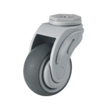 06-Medical caster Nylon yoke castors with TPR wheel
