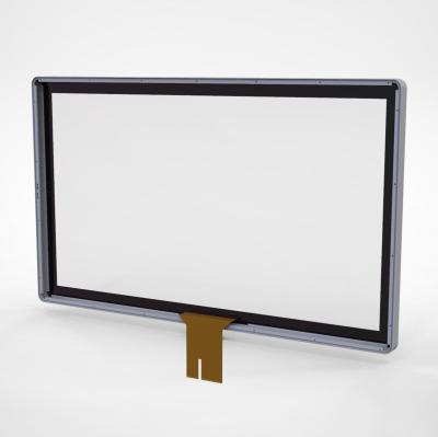 O painel de vidro moderado de superfície de um toque de 32 polegadas estrutura a lente O.D da tampa 762.6x457