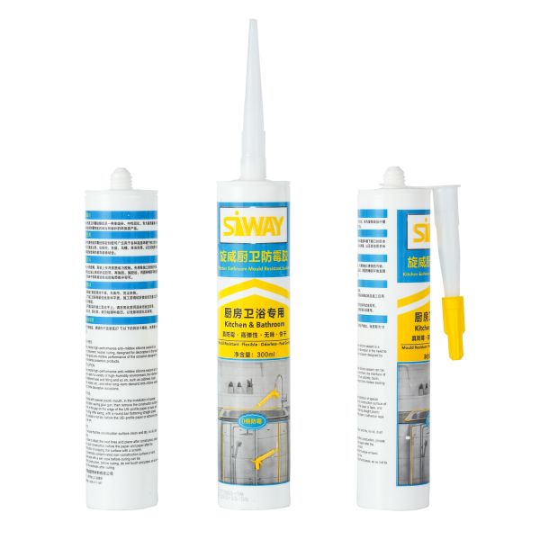 Waterproof Antifungal Silicone Sealant , Kitchen Silicone Sealant Easy To