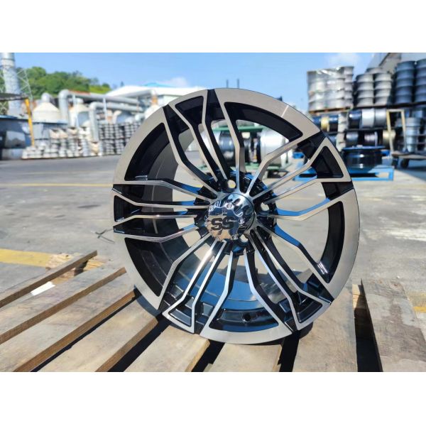 Новейший дизайн 14 дюймового алюминиевого колеса для клубного автомобиля EZGO Yamaha Golf Cart