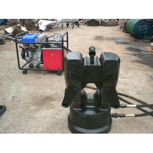 200-Ton Hydraulic Compression Head with 80MPa High-Pressure Operation and Open C-Head Design for Heavy-Duty Cable Crimping