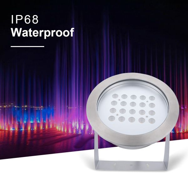 Outdoor Waterproof IP68 DMX Led Big Wattage 20W 40W 60W 80W RGB 3in1 For Fountain