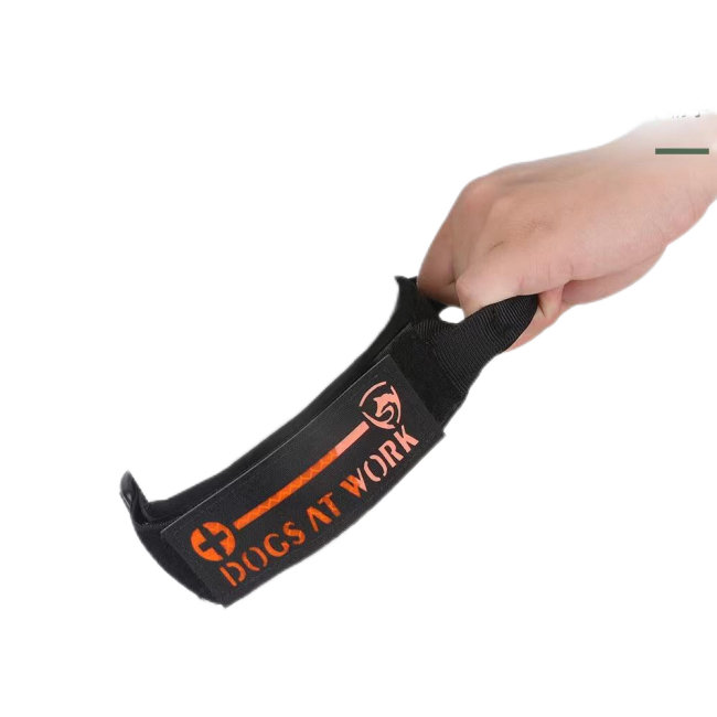 Colarão tático durável e confortável para cães grandes - ajustável, respirável e refletor para máxima segurança