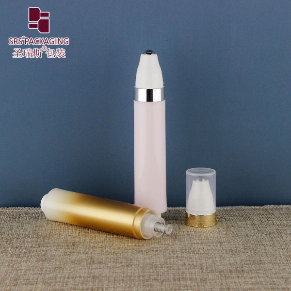 Wholesale Custom Colored Roller Bottle With Stainless Steel Ball 10ml Airless Bottle With Roll on Applicator