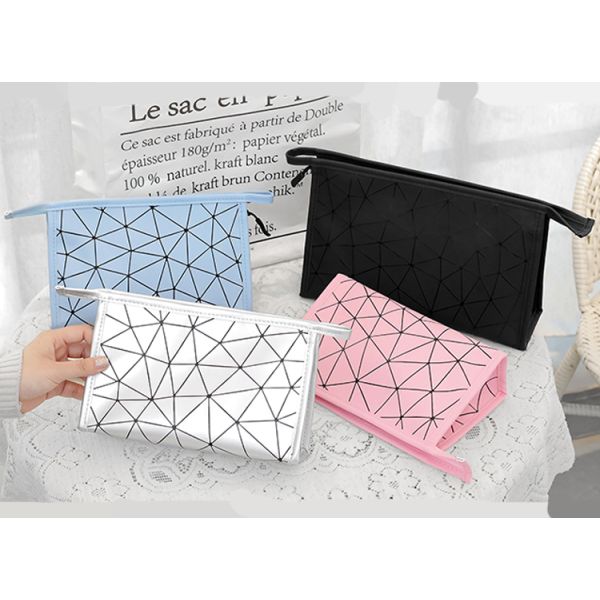 Custom logo portable large capacity simple waterproof travel toiletries storage bag