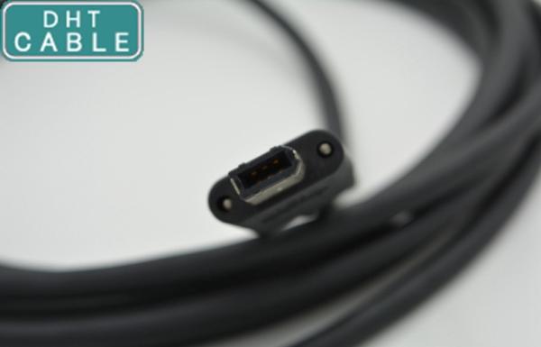Industrial Camera High Speed IEEE 1394A Cable PVC Sheath For Machine Vision System
