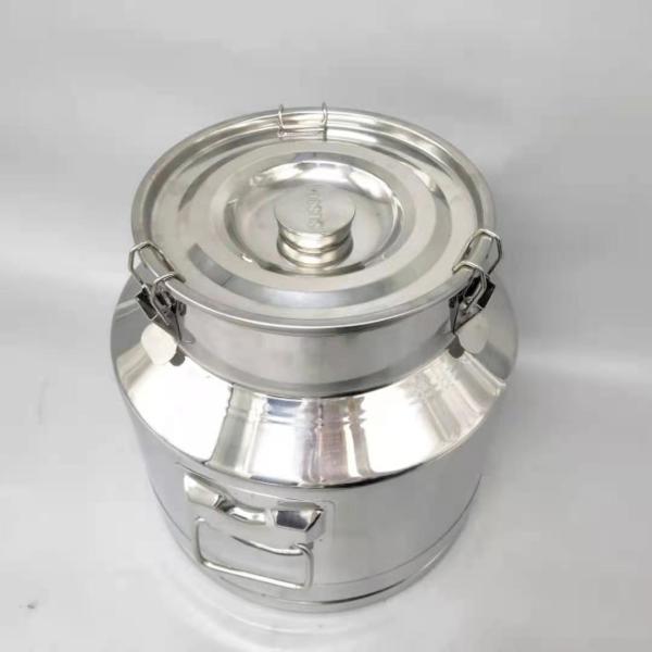 15L Multi-Purpose Sealed Barrel SS304 Food Grade Bucket Stainless Steel Milk Cans With Tap